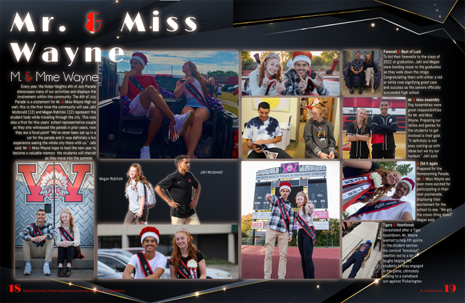 Design contest finalist and 75th anniversary book celebrates the moments and traditions that make high school great.