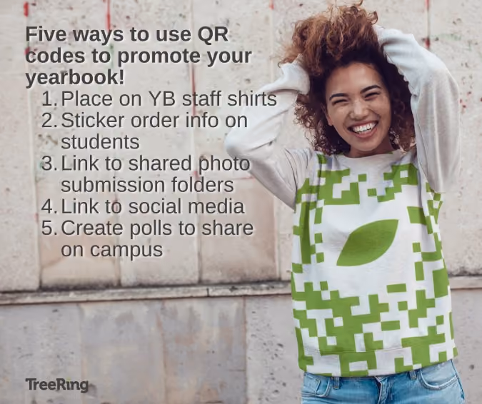 Five ways to use QR codes to promote and sell more yearbooks