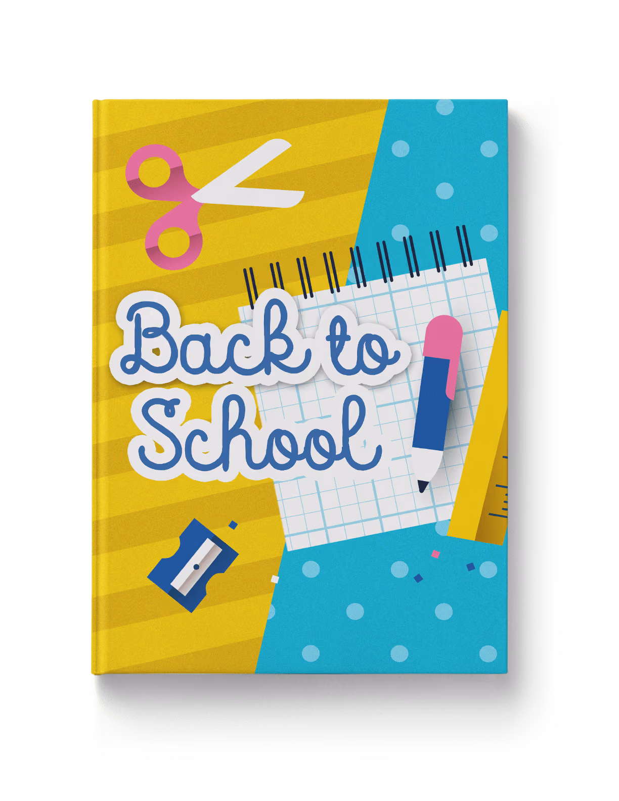 90s illustrative yearbook theme