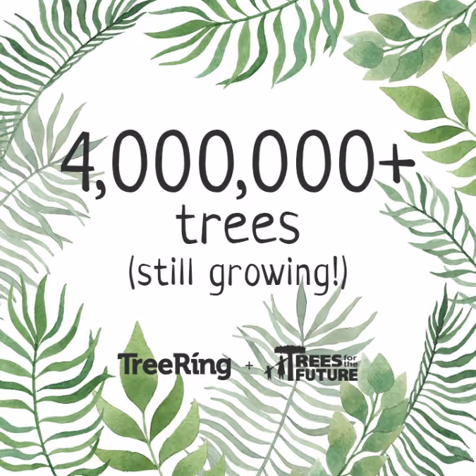 Over 4 Million Trees Planted and still growing