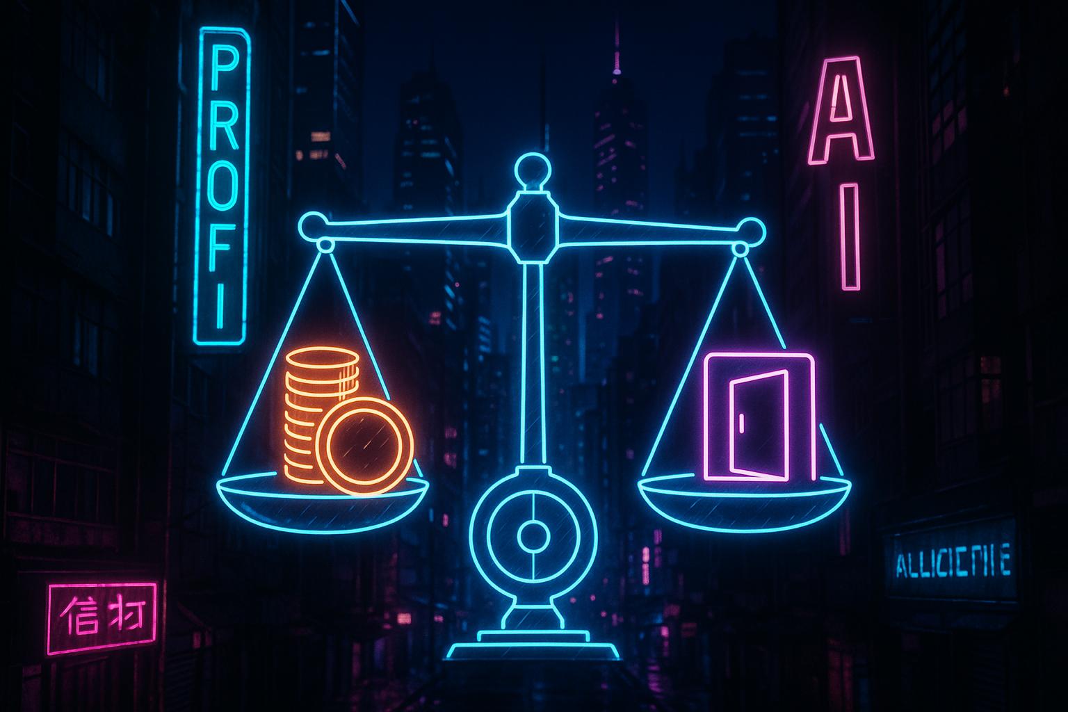 Balancing Profit and Accessibility in AI Pricing