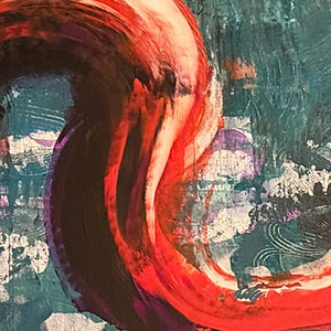 [headshot] image of satisfied student using a laptop