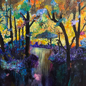 [headshot] image of satisfied student using a laptop