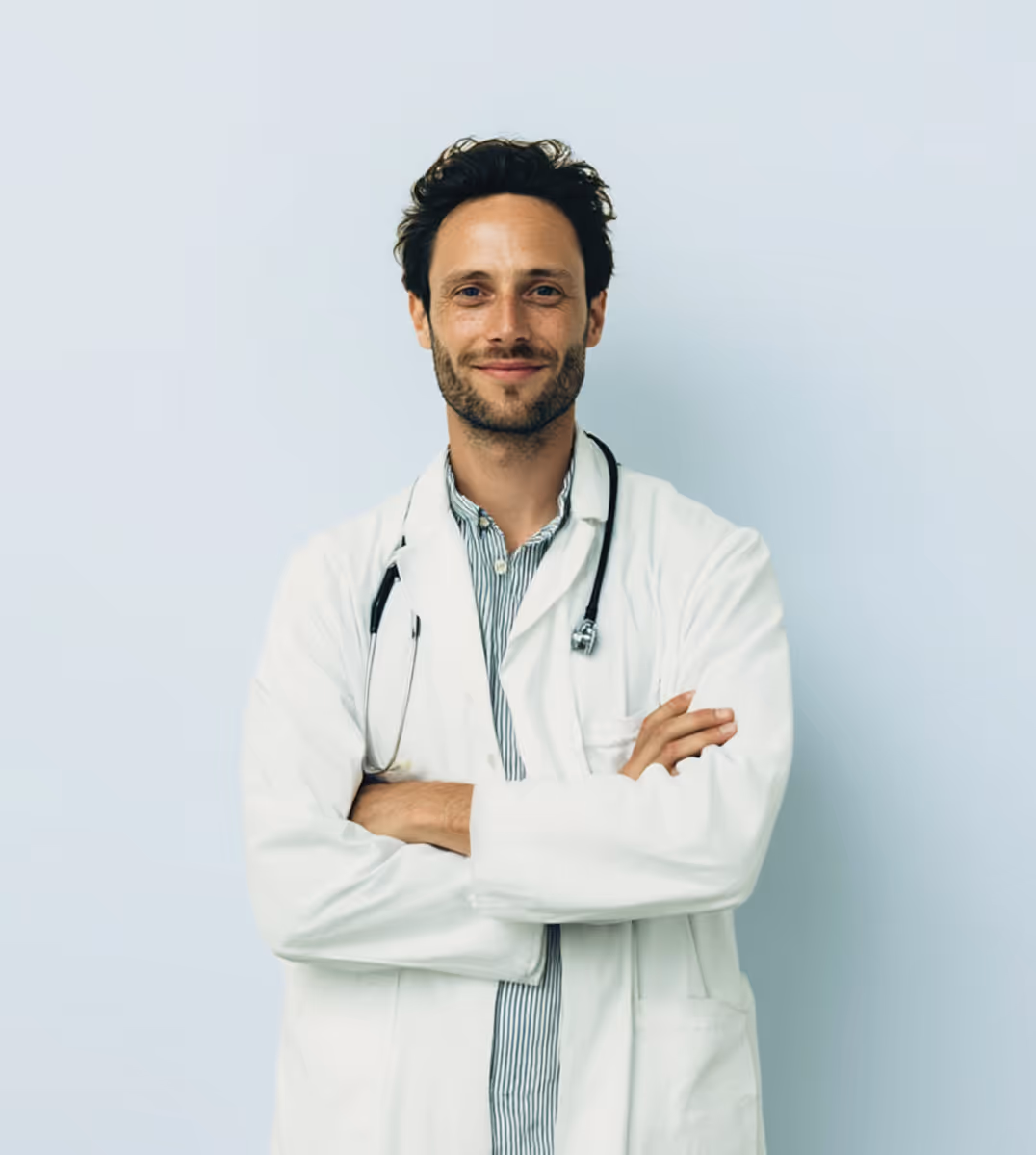 Doctor smiling