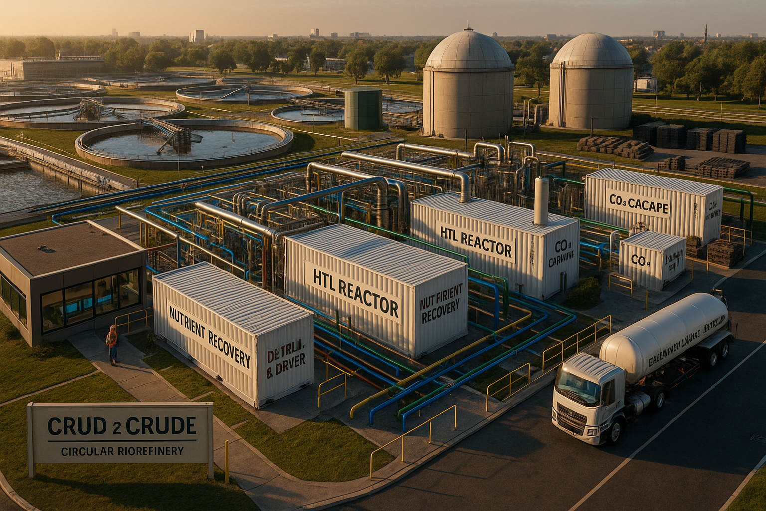 Wastewater plant as circular biorefinery