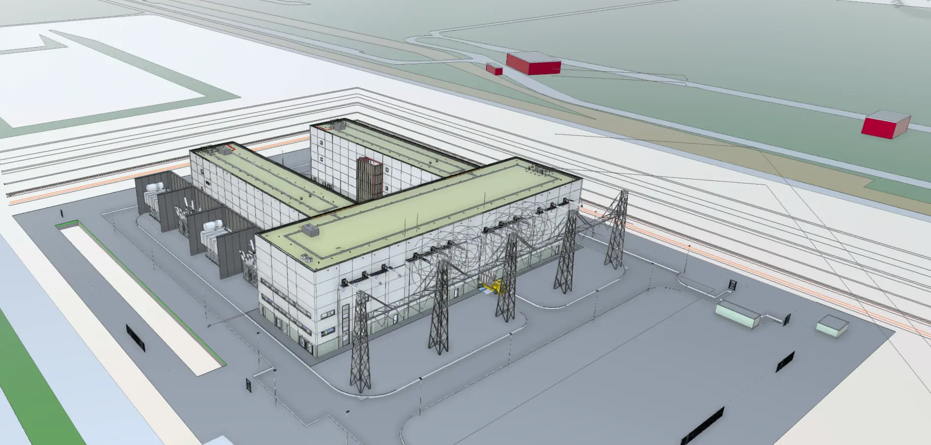 Project Amaliahaven 380 kV - tekening -Tennet TSO