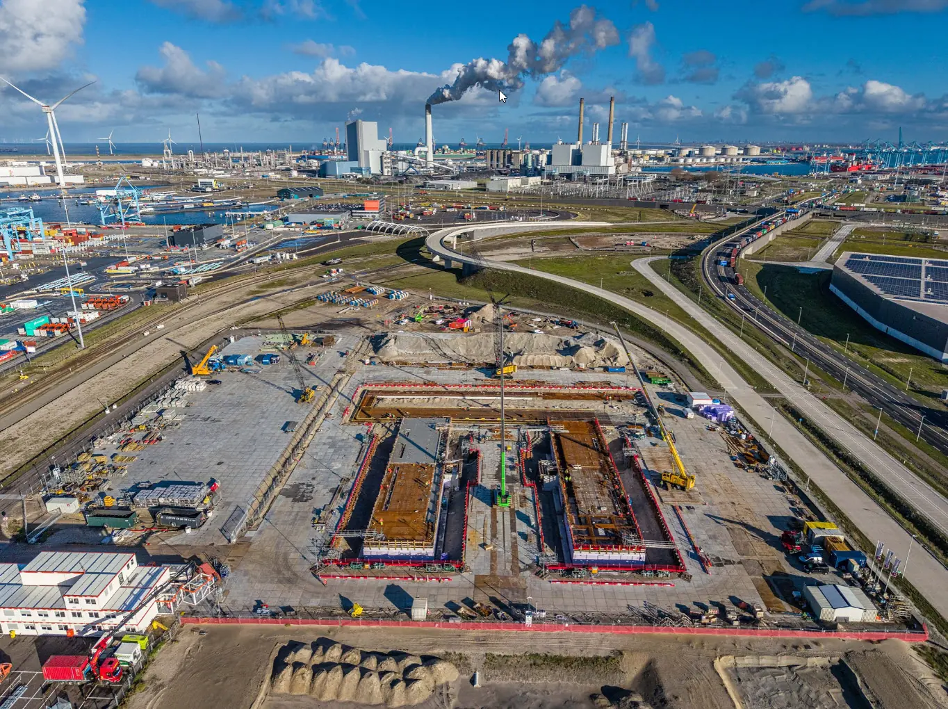 Project Amaliahaven overzichtsluchtfoto