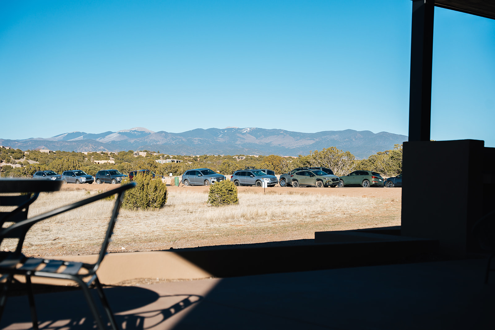 View across Tierra Antigua homesites toward the Sangre de Cristo Mountains