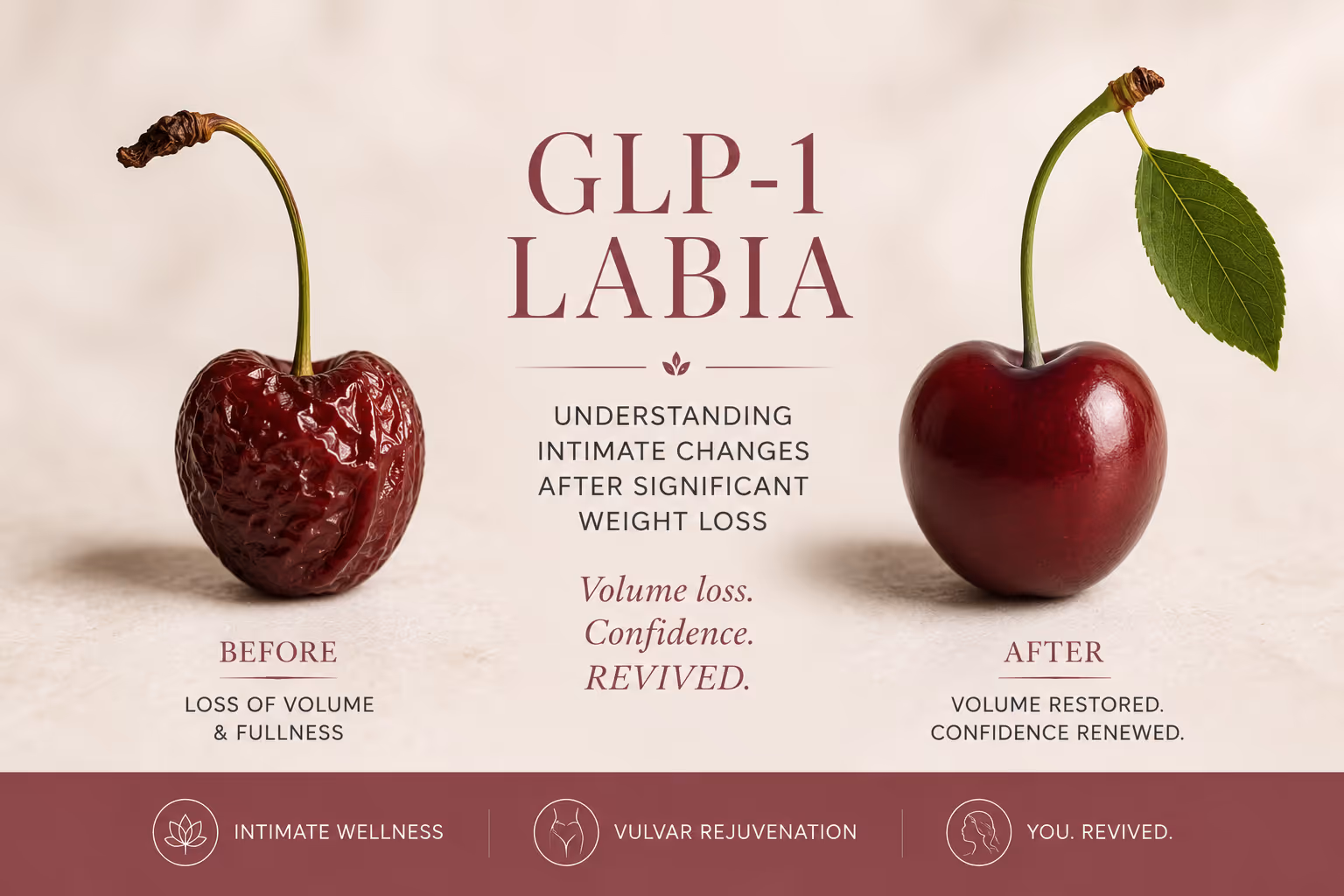 Management of volume loss to Labia after weight loss