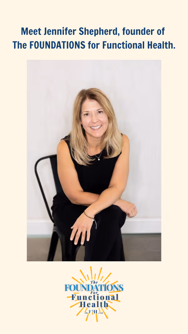 Meet Jen Shepherd social media post introducing F3H founder