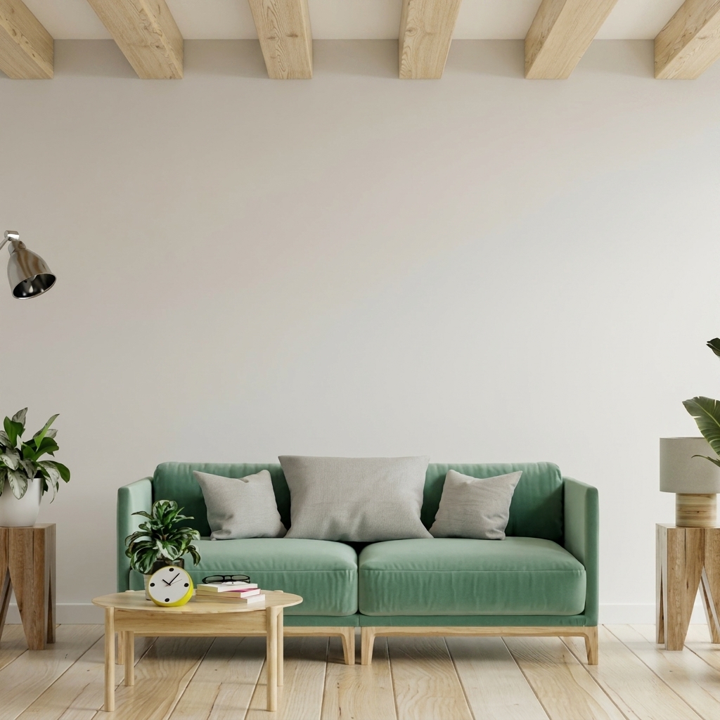Beautiful living room showcasing ClimateShield coated walls