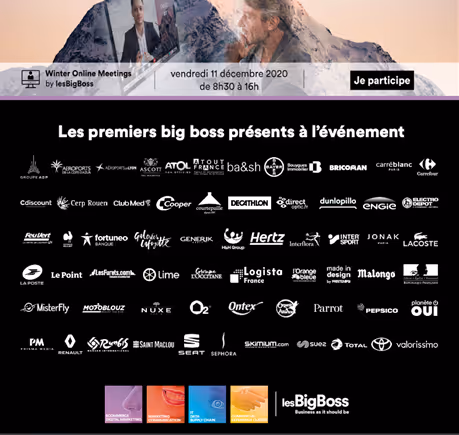 Les premiers big boss présents à la winter online meeting
