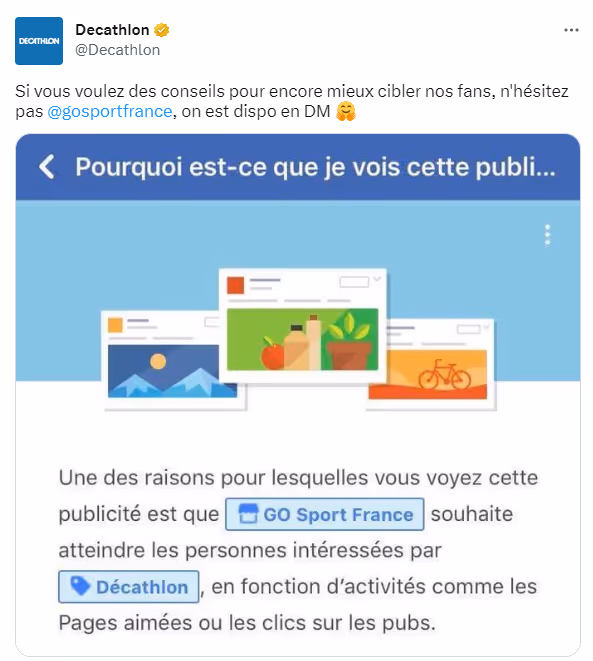 Stratégie social media Décathlon community manager