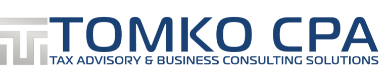 Tomko CPA logo. Tax advisory & business consulting solutions