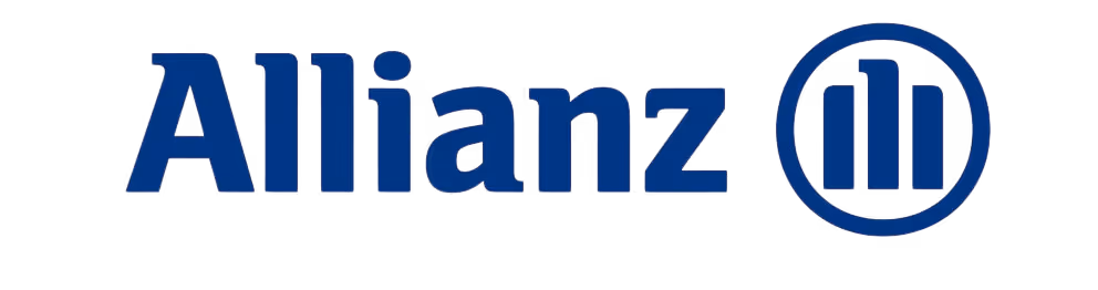 Allianz logo in navy blue.