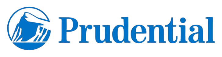 Prudential logo in blue.