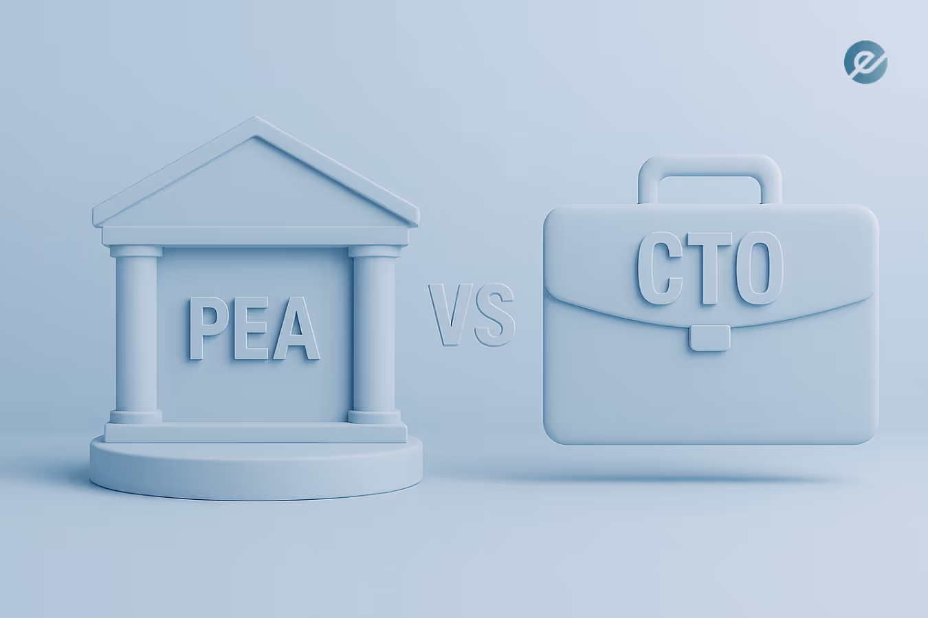 Comparaison entre PEA et CTO.