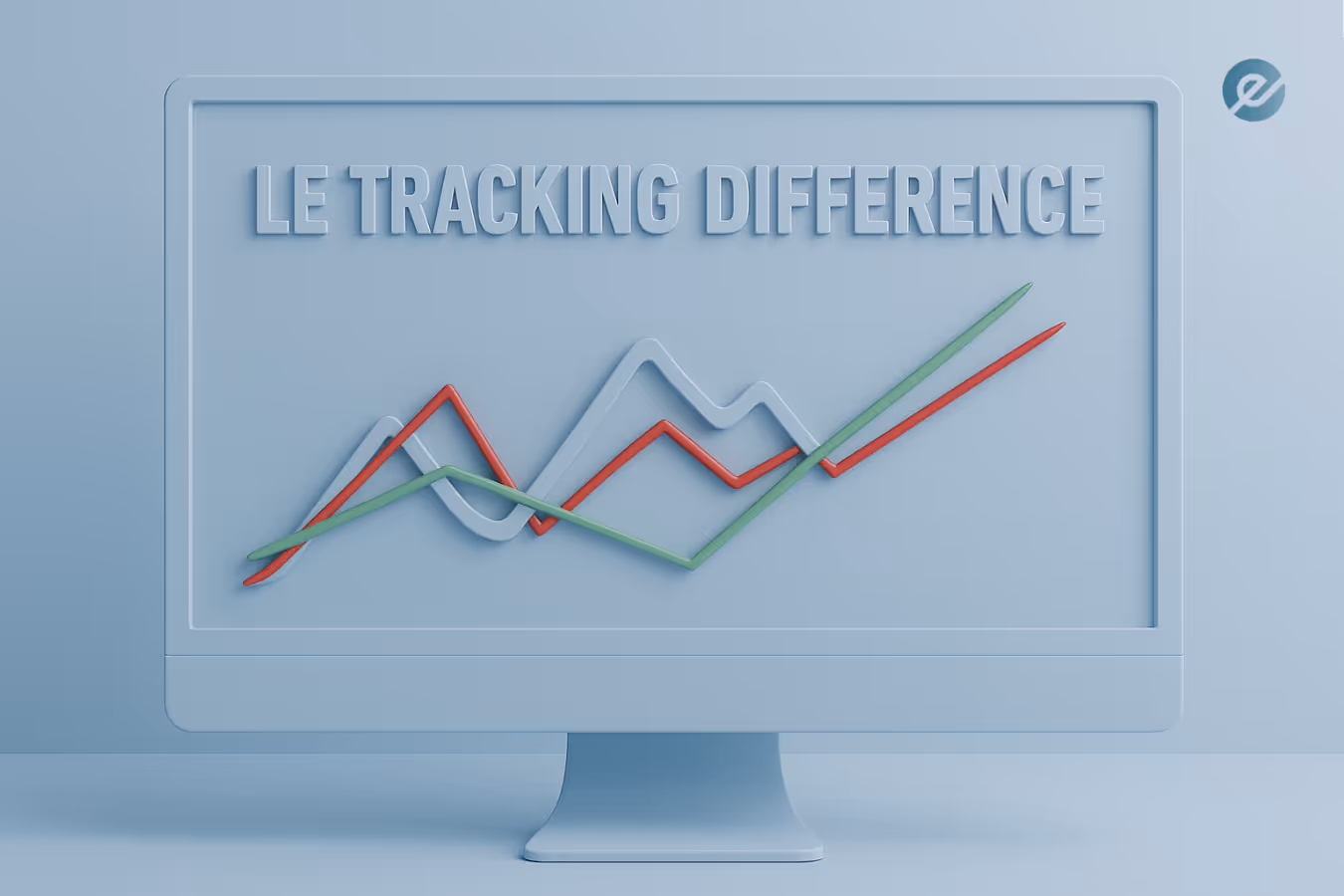 Graphique illustrant le tracking difference entre indice et ETF.