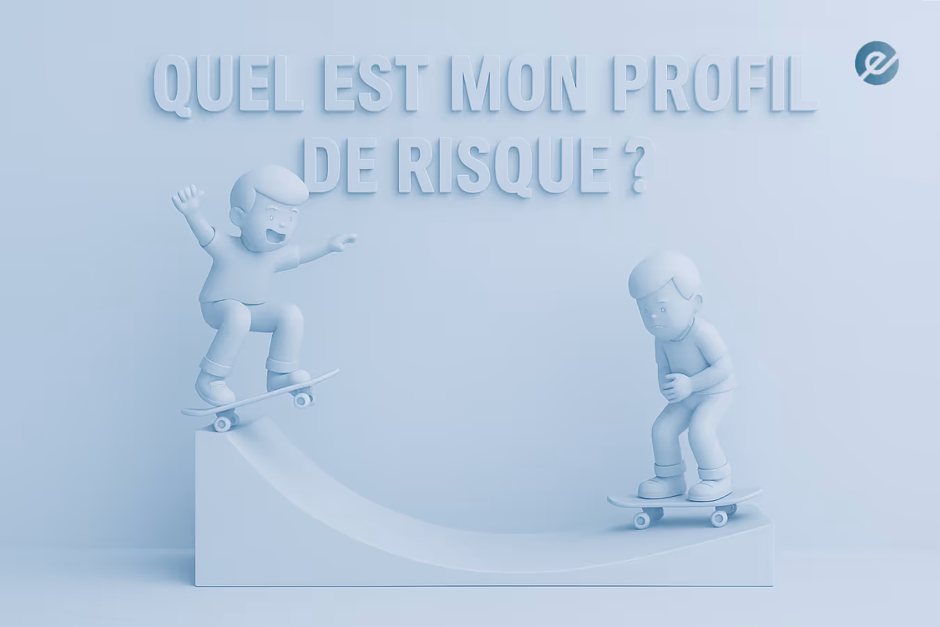 Test profil investisseur : jauge de risque faible, moyen ou élevé pour définir sa stratégie d’investissement en bourse.