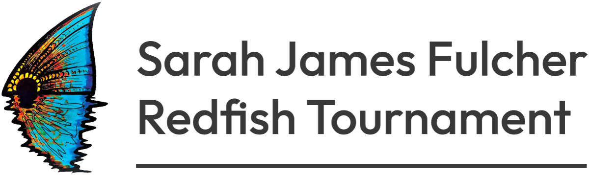 Sarah James Fulcher Redfish Tournament Logo