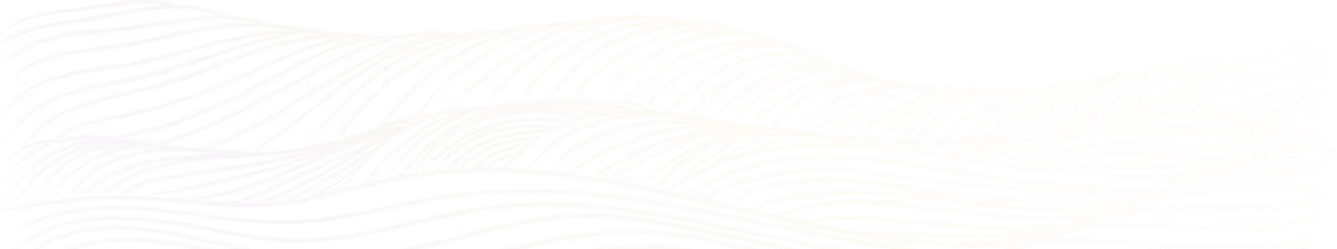 Abstract wave pattern with flowing curved lines transitioning from purple to gold on a transparent background.