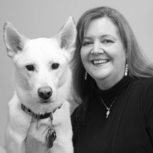 Picture of Deb Yamanaka and her dog Honor
