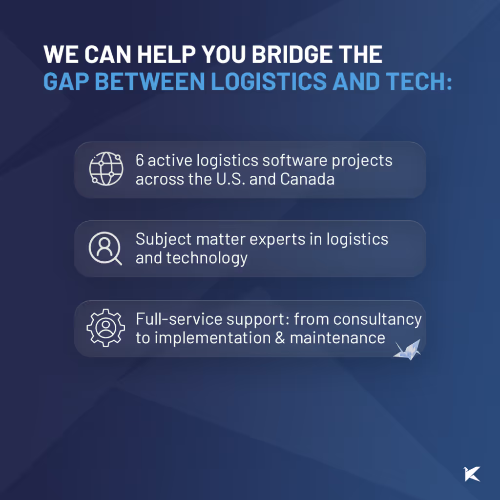 How Kaizen Softworks can help you bridge the gap between logistics and technology