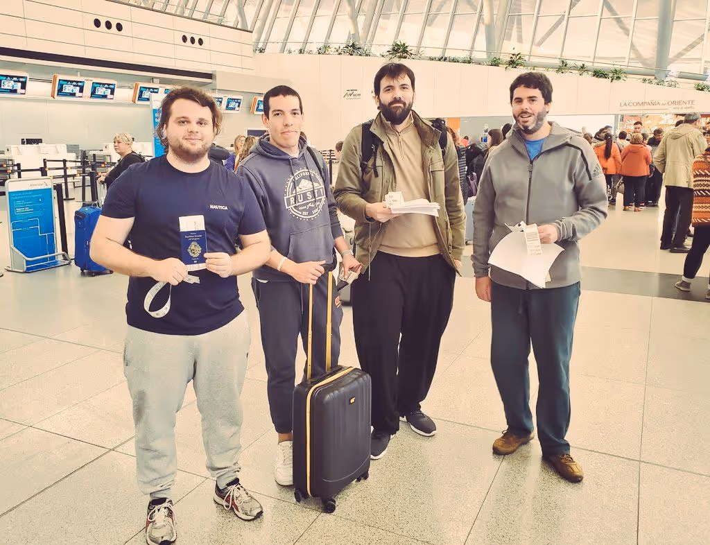 Kaizen Softworks Team at the Montevideo Airport