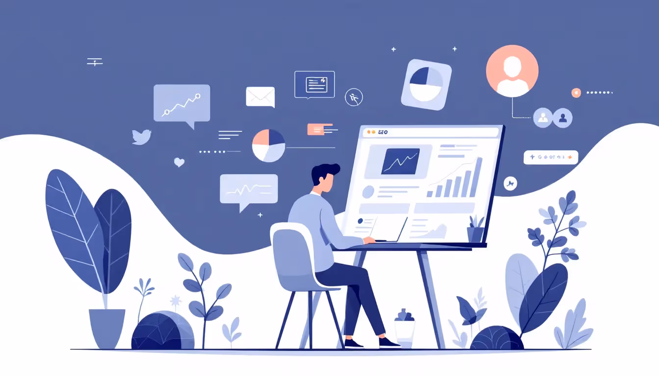 An SEO freelancer implementing effective SEO strategies on a website.