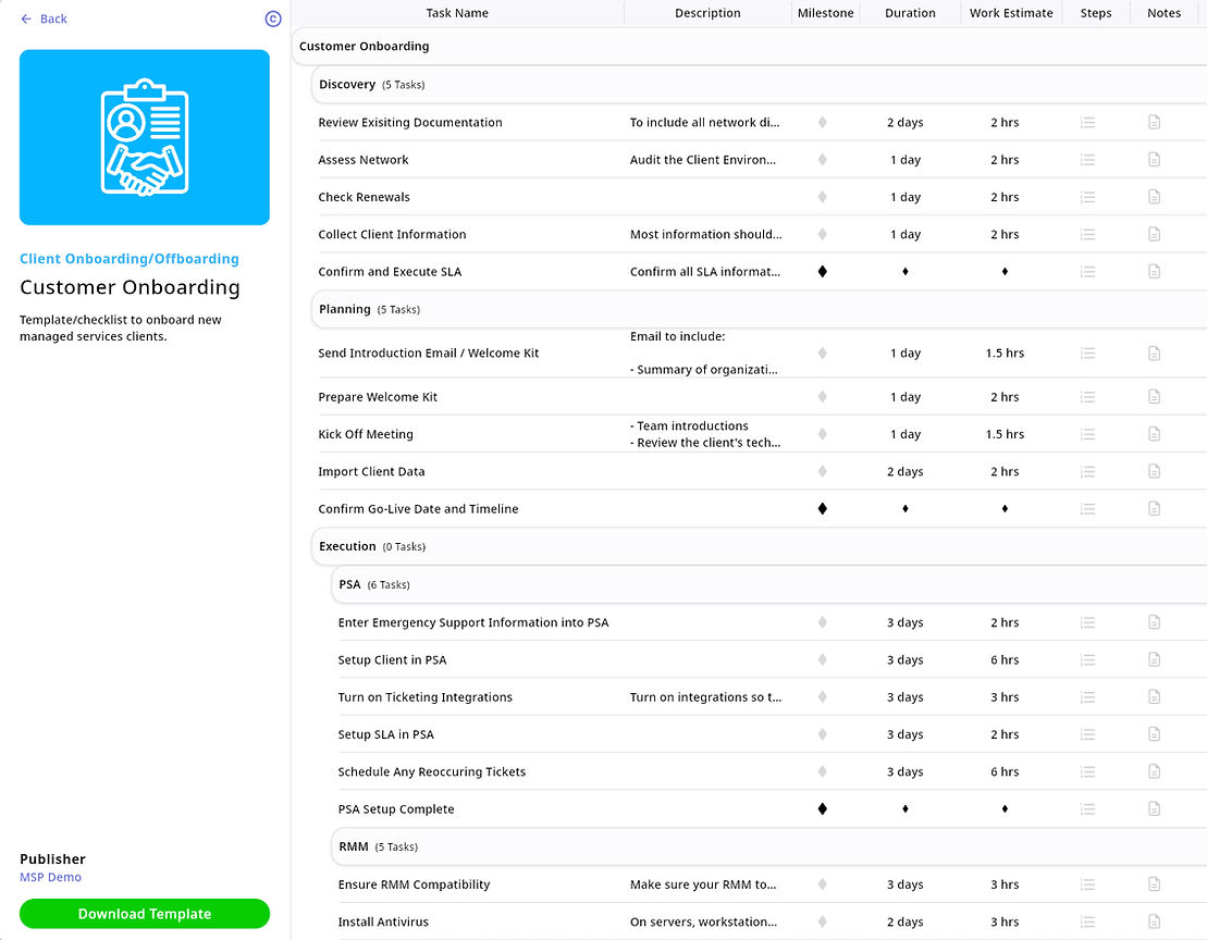 Project Hub starter project template