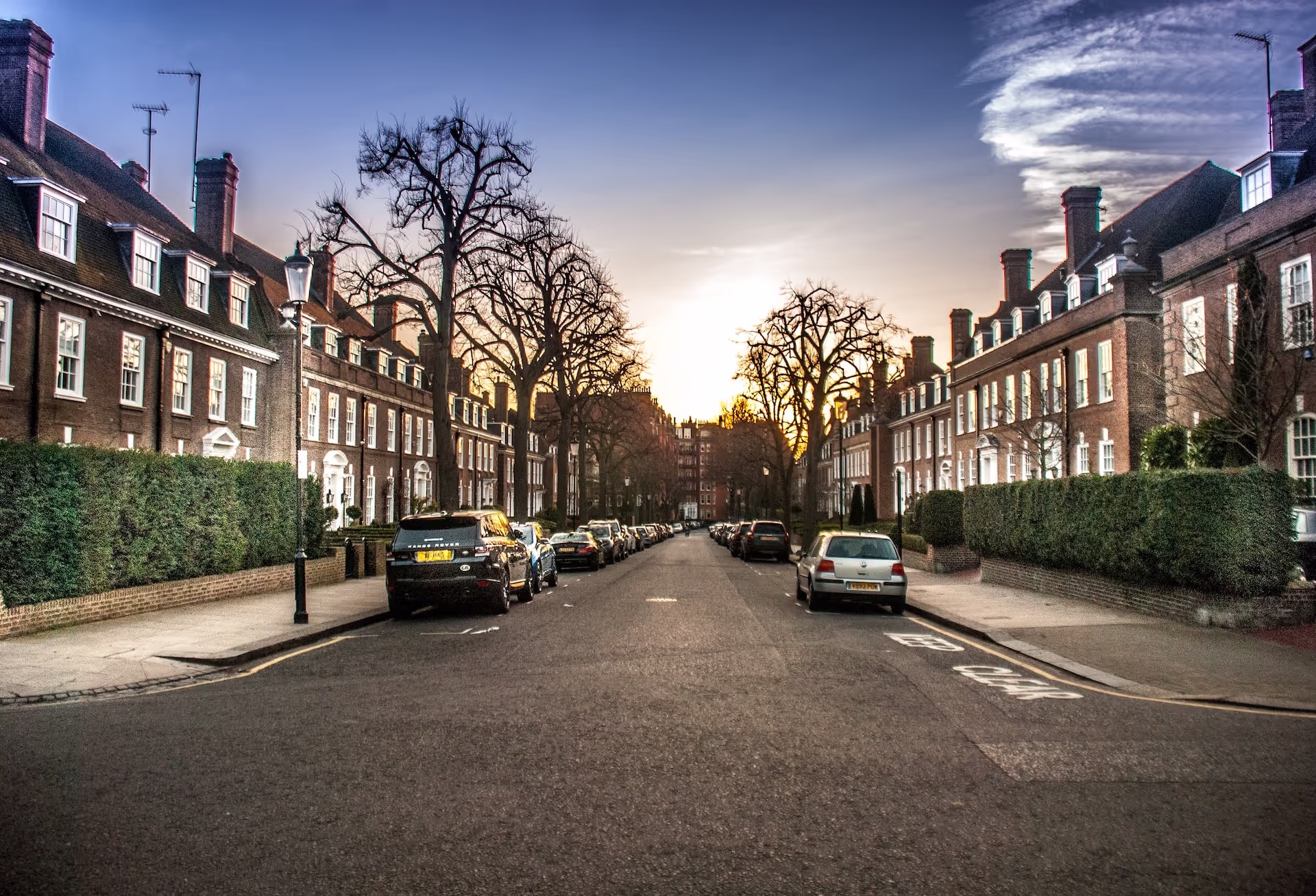 Reihenhäuser in Kensington