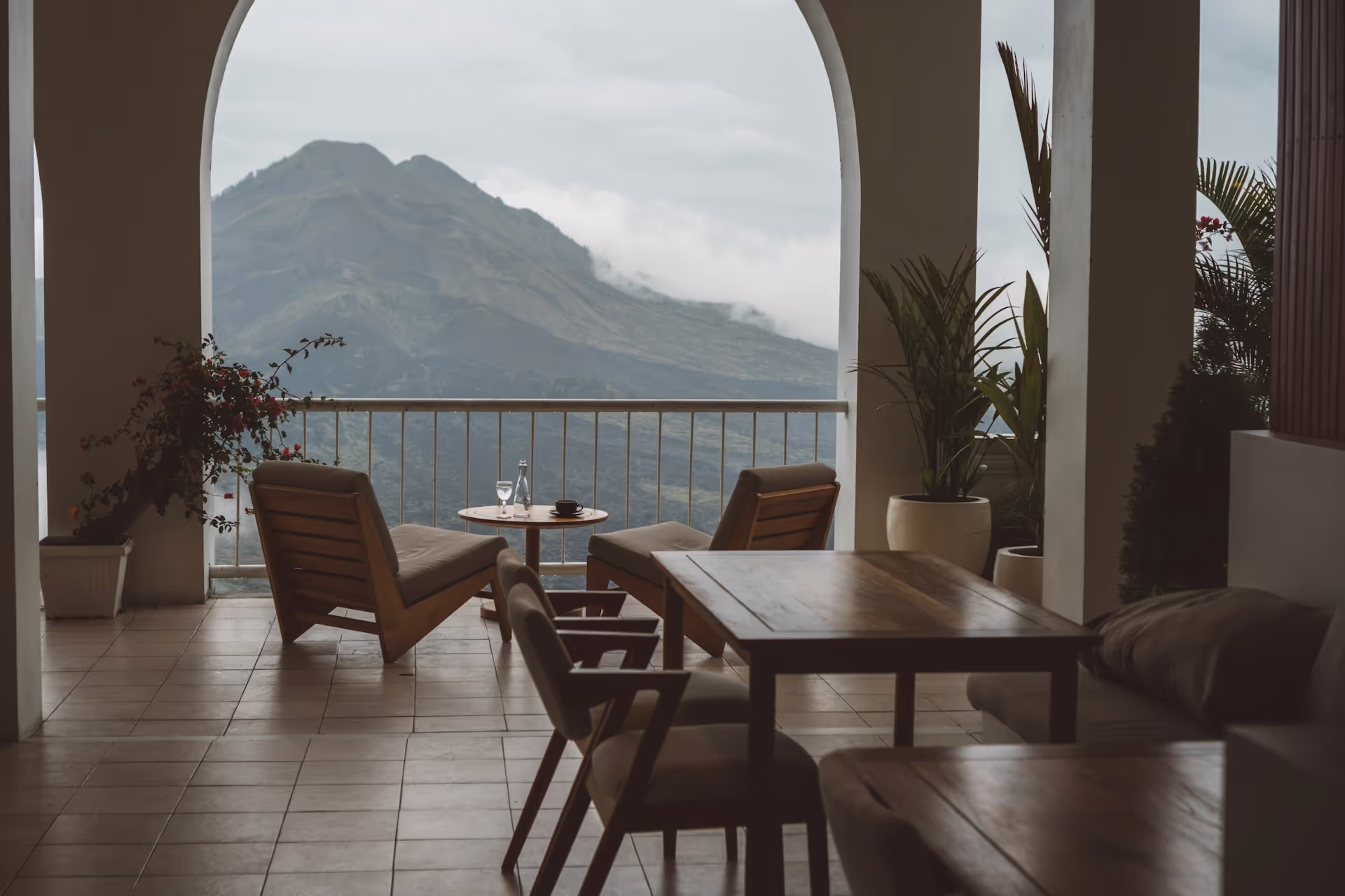 Terrasse mit Aussicht