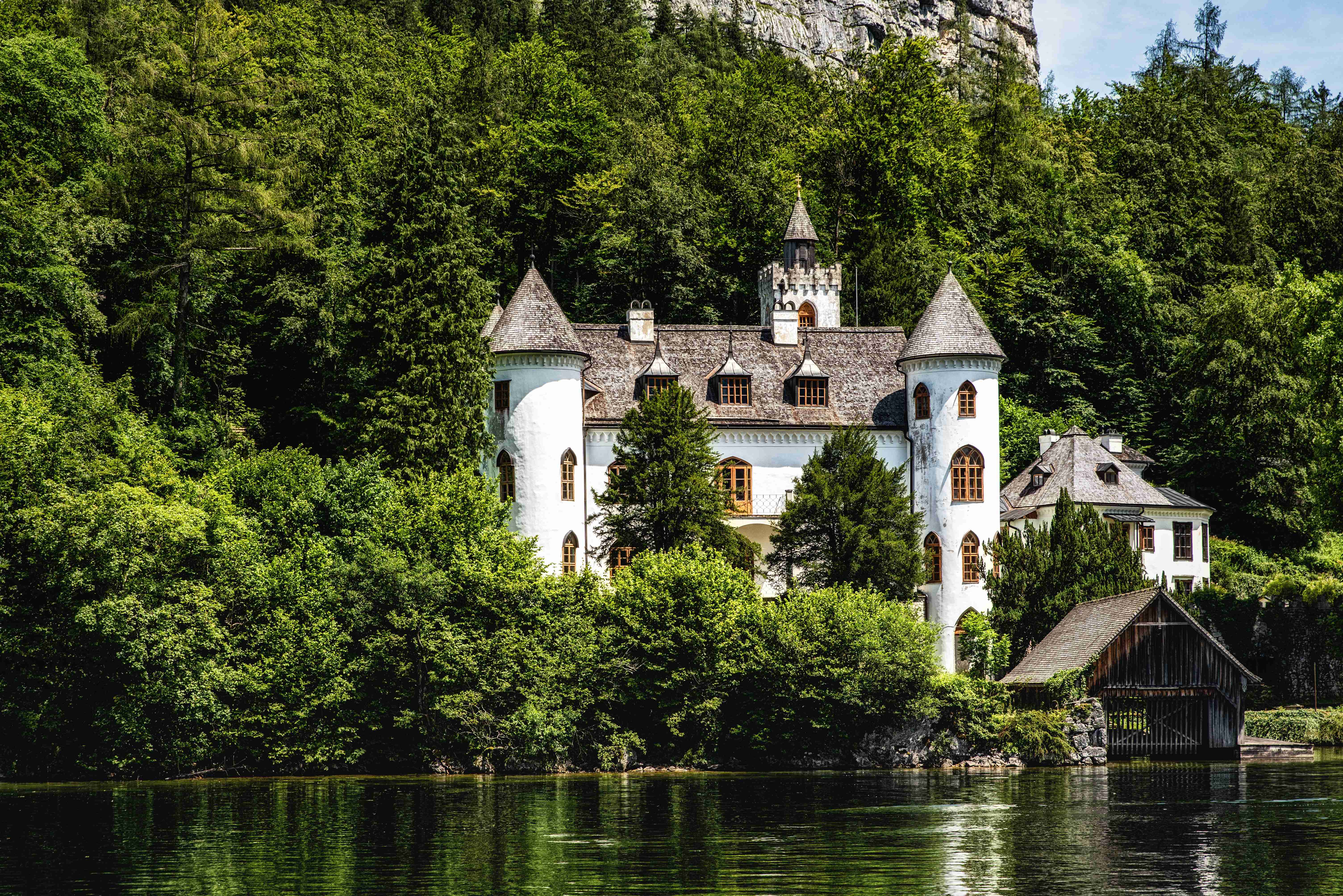 Castle (Schloss) Grub on the Hallstätter (See) Lake, Austria