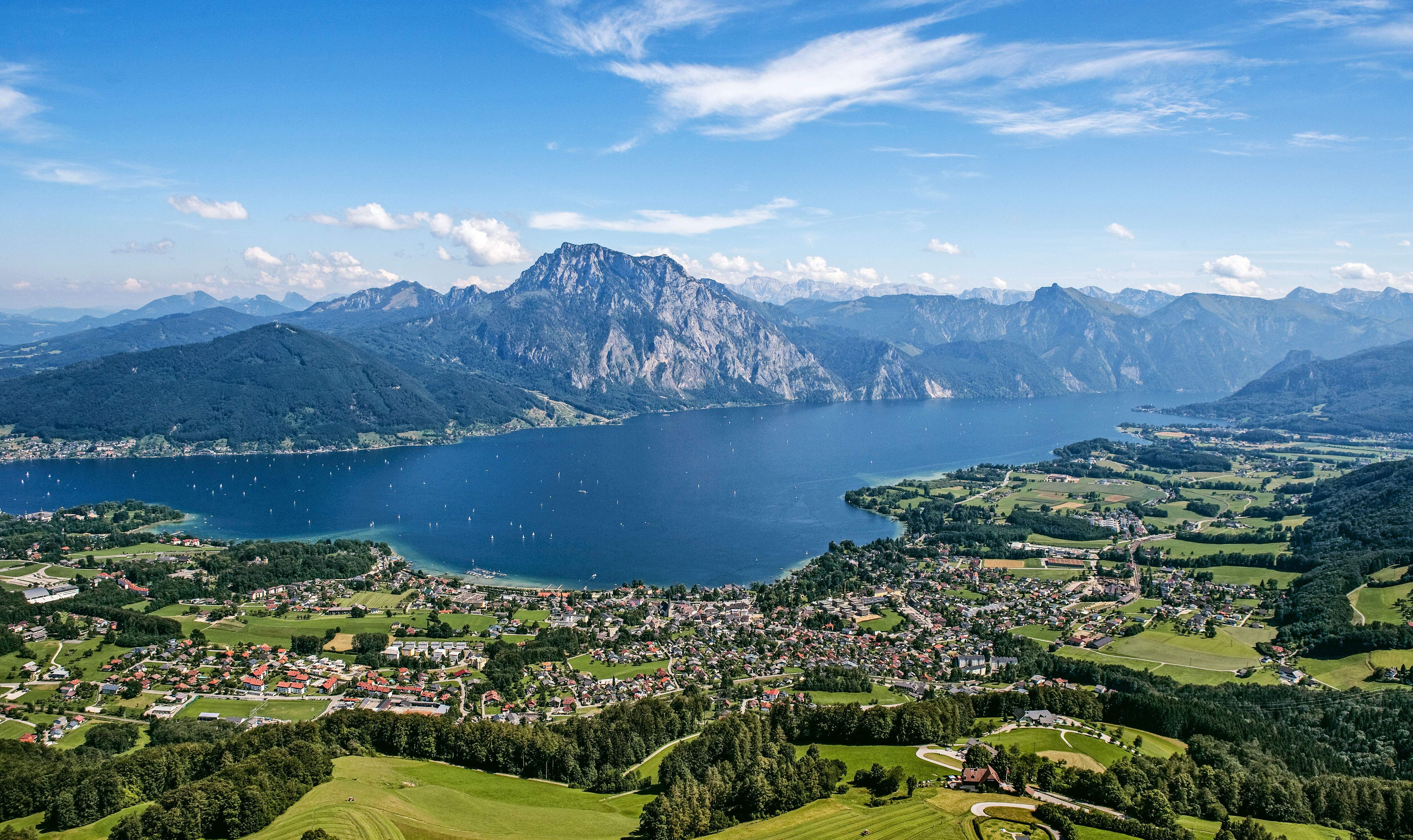 Ausflug über dem Salzkammergut