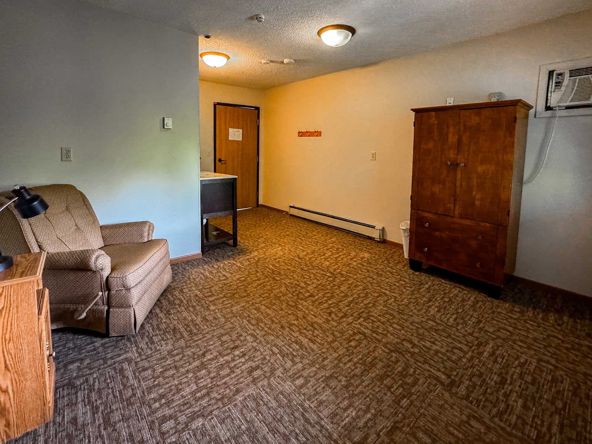 Brookside apartment room