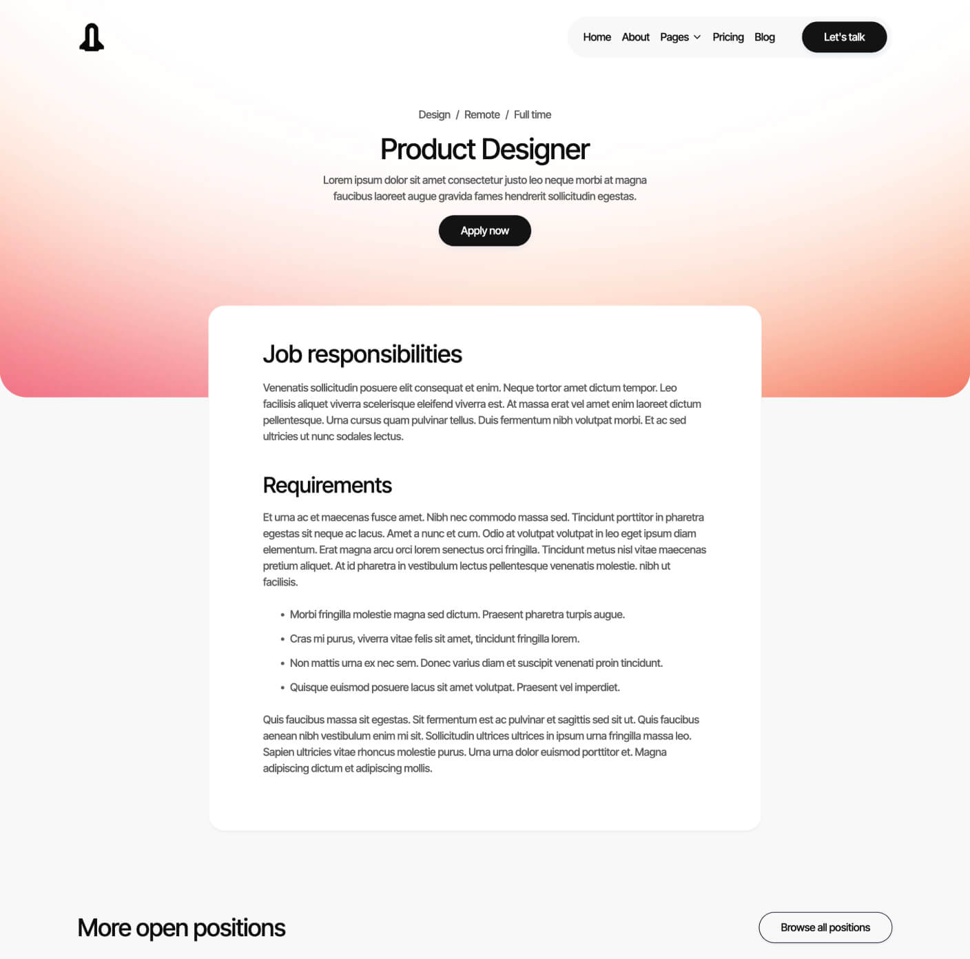 Digigrowth - Career Single Page - Marketing Agency Webflow Template
