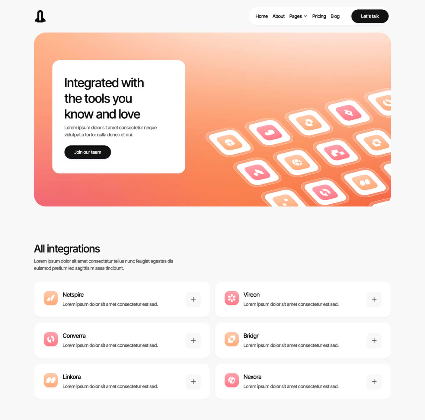Digigrowth - Integrations Page - Marketing Agency Webflow Template