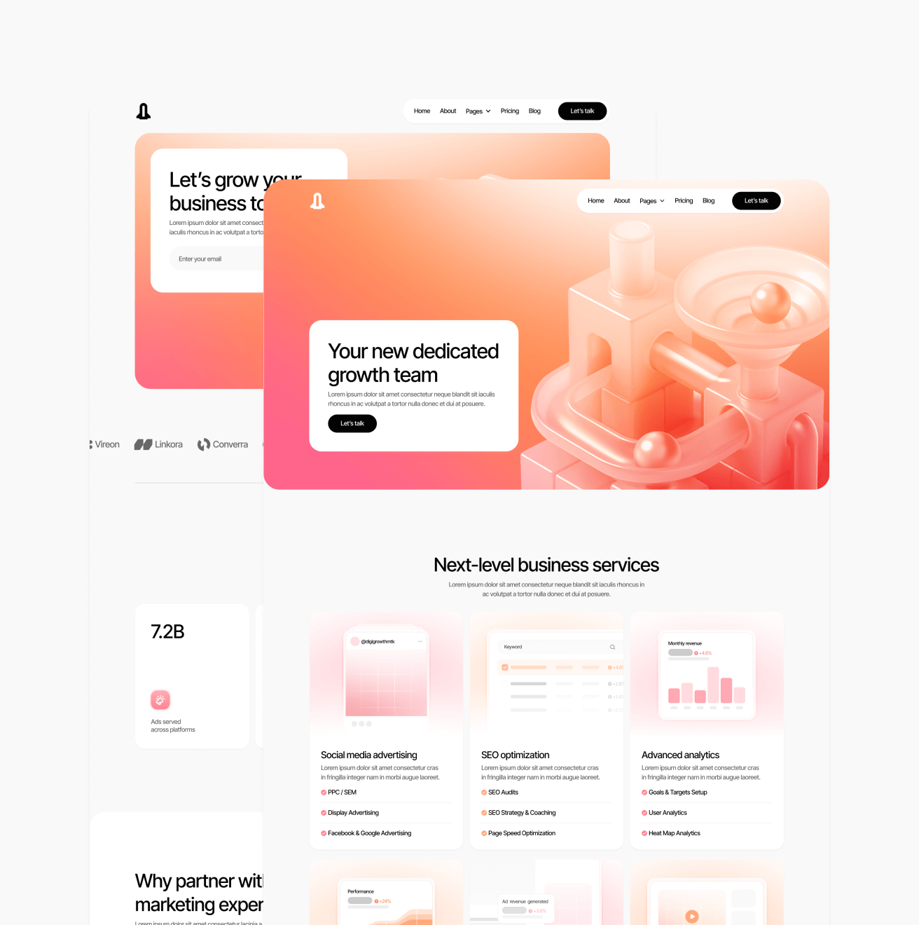 Digigrowth - 20+ Pages Included - Marketing Agency Webflow Template