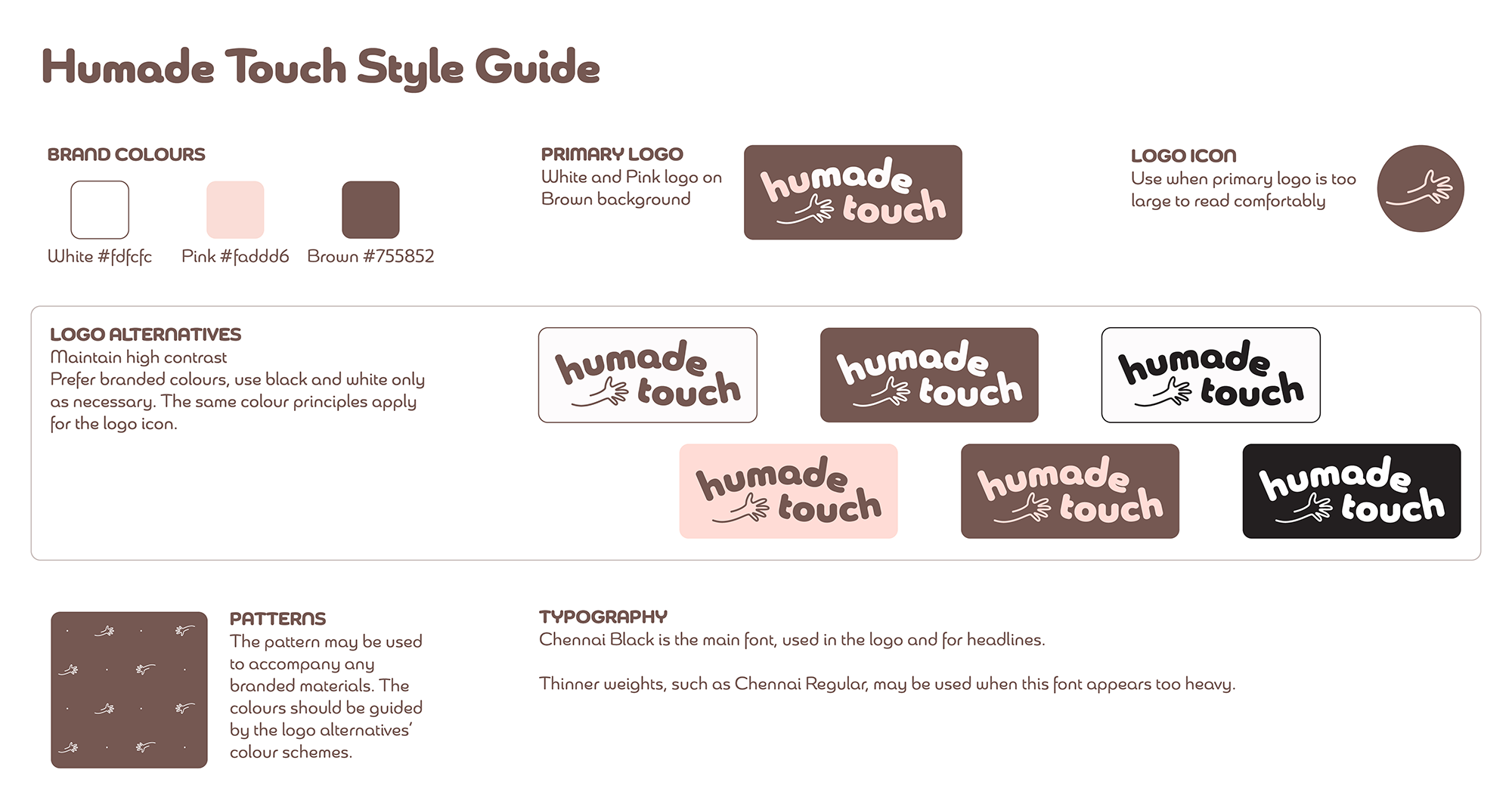 Humade Touch style guide
