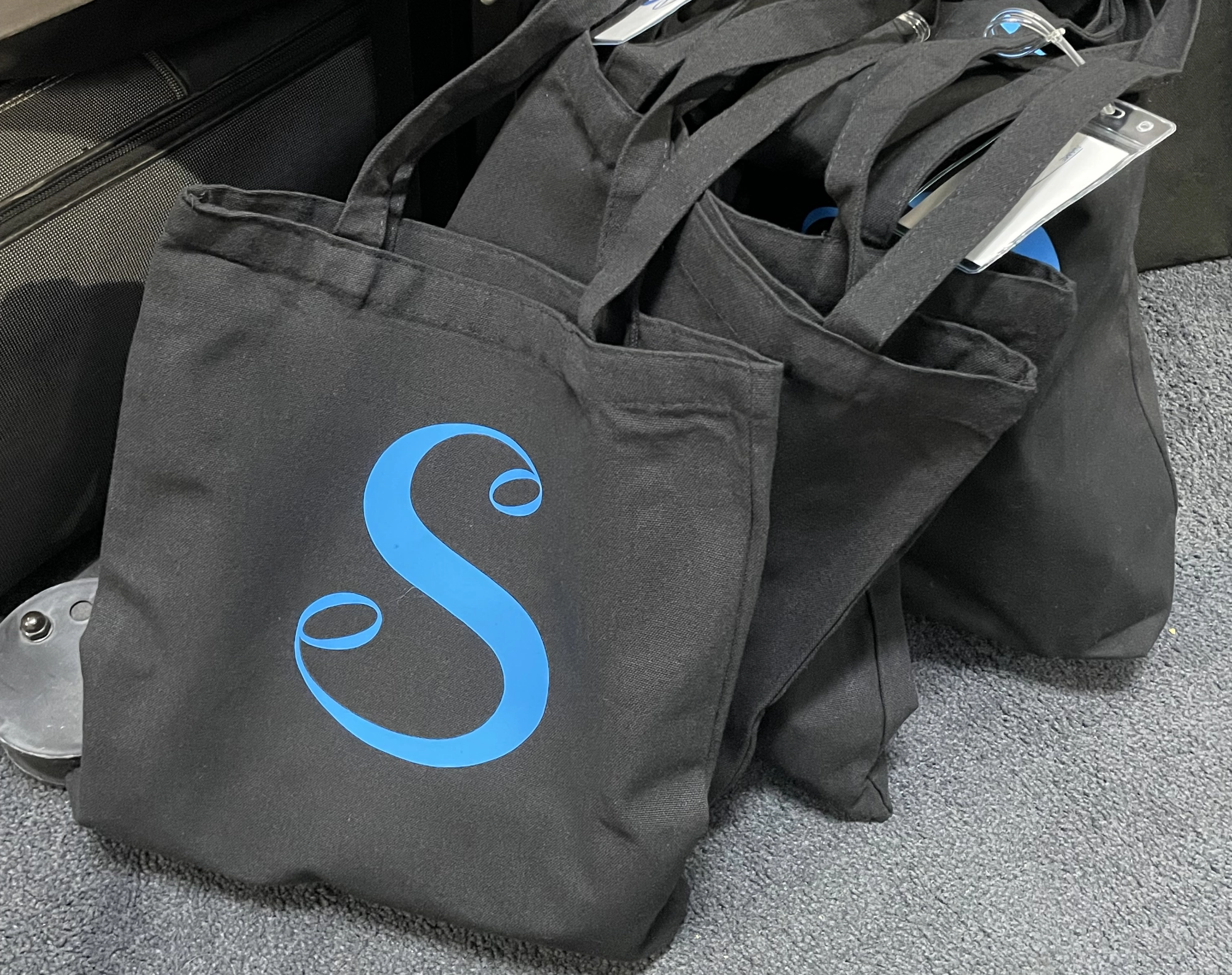 Solstice bags at venue