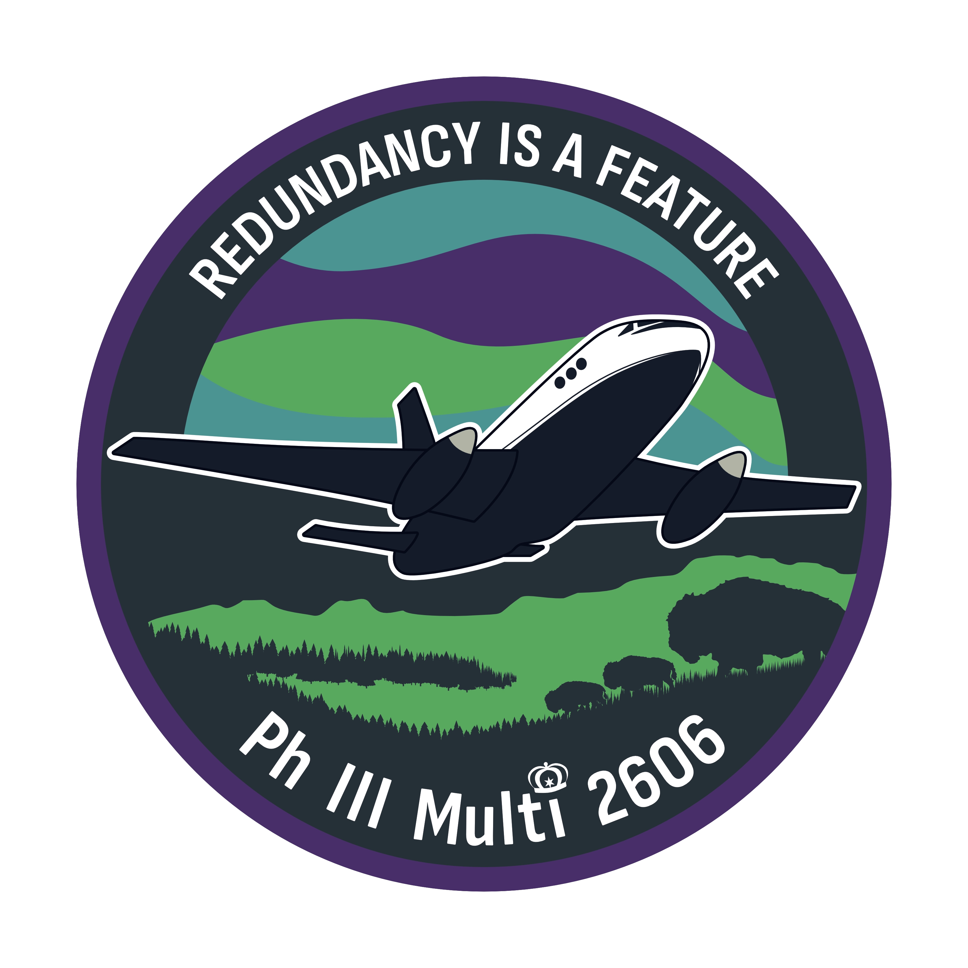 Final design for airplane patch