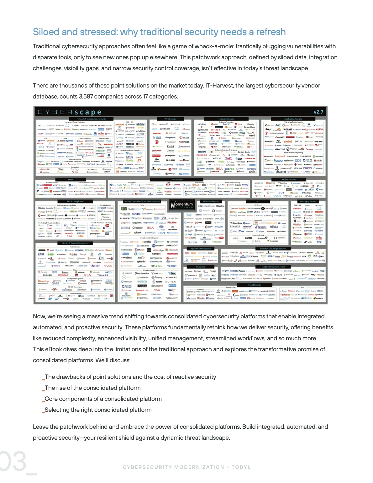 Cybersecurity Modernization: Power of Consolidated Platforms