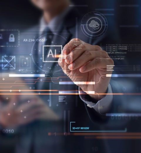 Picture depicting AI driving software tools.  The future of your Business Operating System.