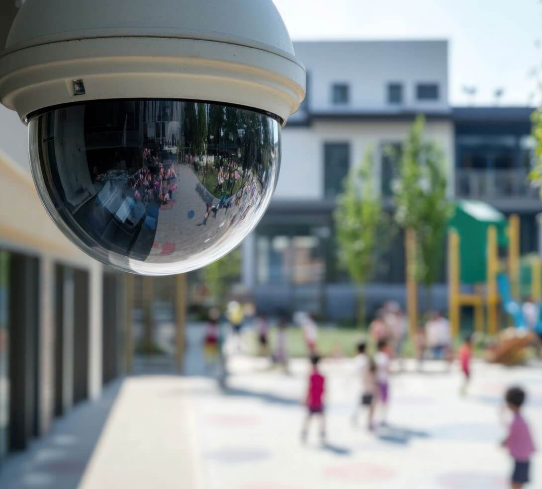 AI powered school surveillance systems with great image quality.  