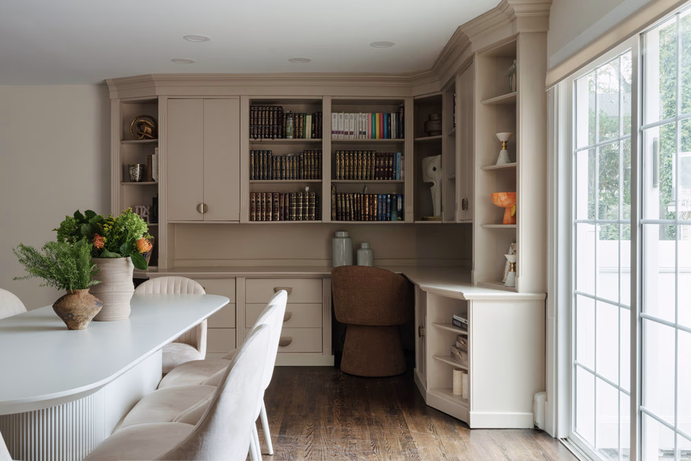 Dining Room Remodel in Englewood, NJ Tudor Home.