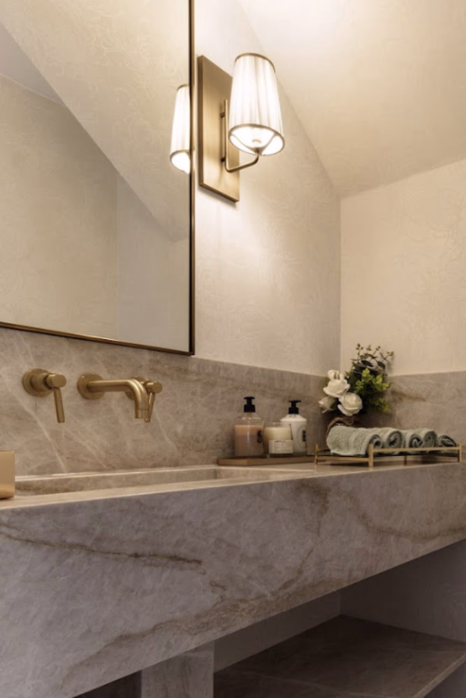 Bathroom Redesigned For Englewood, NJ Tudor Home.