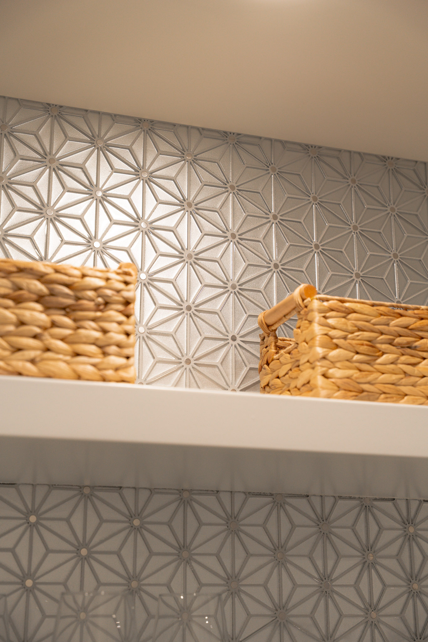 interior construction detail for a residential living room
