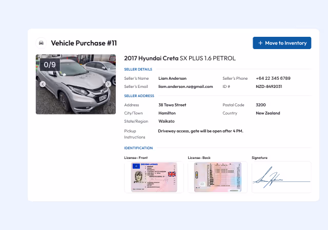Vehicle Purchases