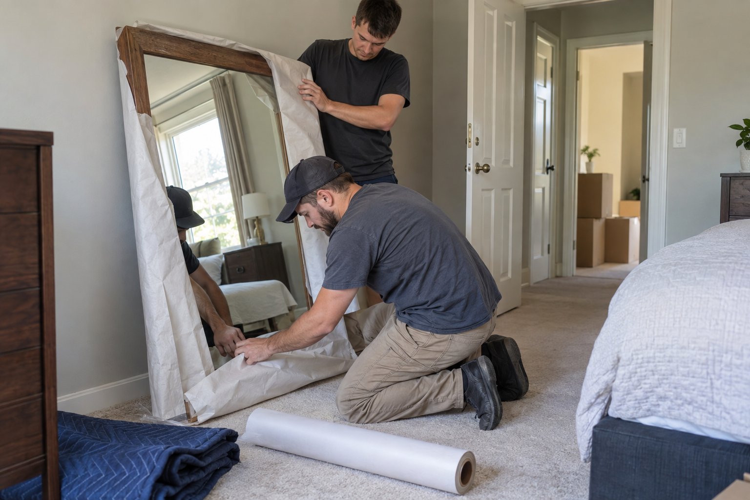 How To Transport A Large Mirror