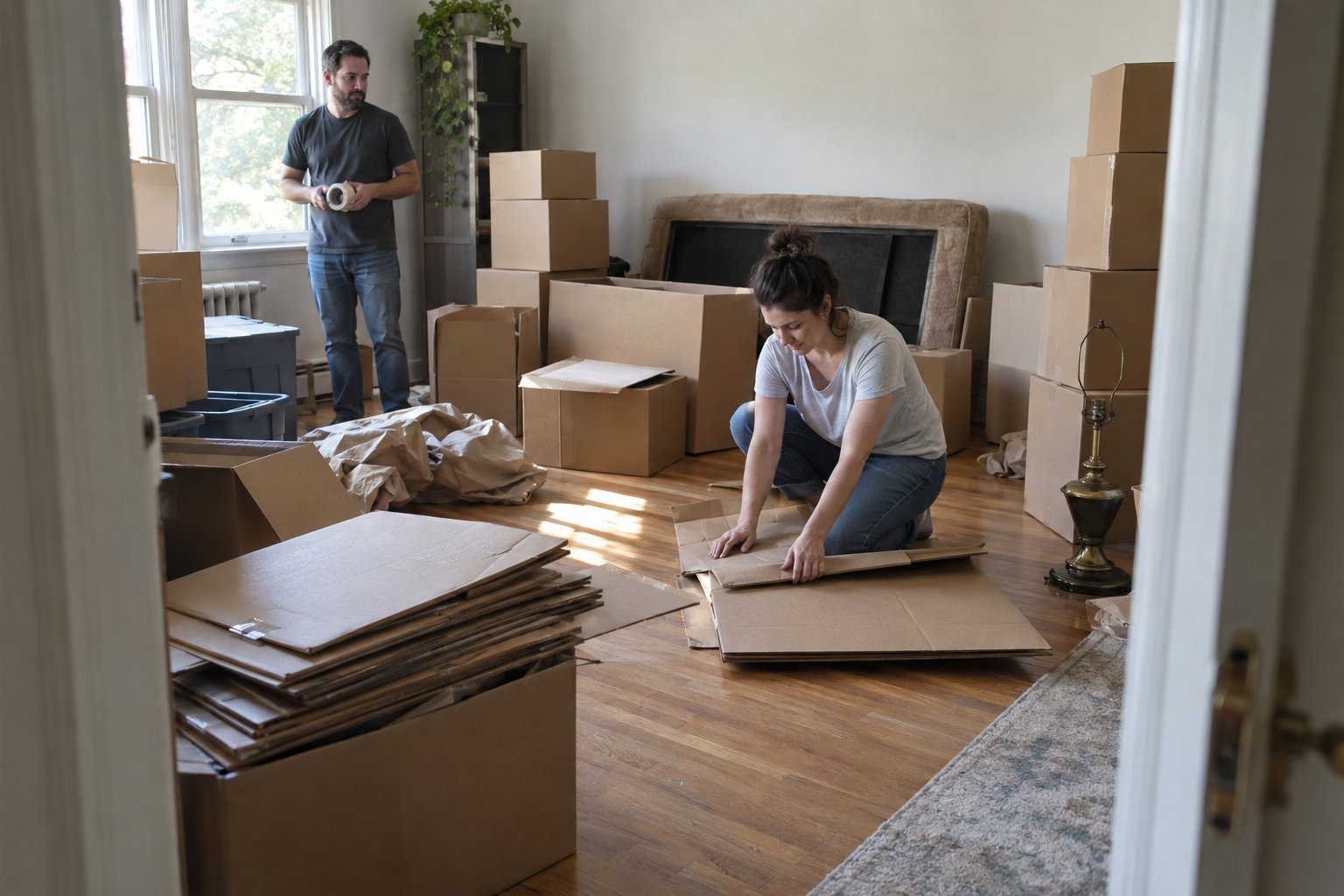 Who Removes Leftover Moving Junk